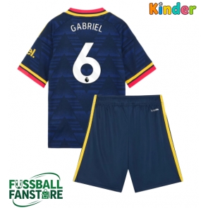 Arsenal Gabriel Magalhaes #6 Replik Auswärtstrikot Kinder 2026-27 Kurzarm (+ Kurze Hosen)